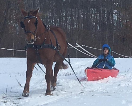 winter kayaking